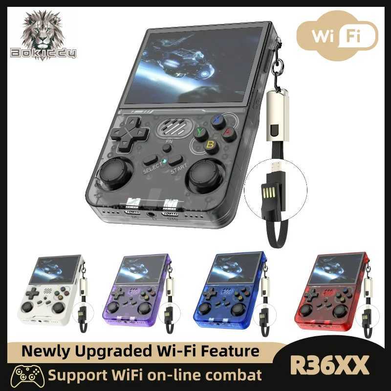R36XX Retro Handheld Game Console Linux System 3.5-inch I Sn Portable Pocket Video Player 64GB 128GB Wi Fi Gaming Childrens GiftXJ250414