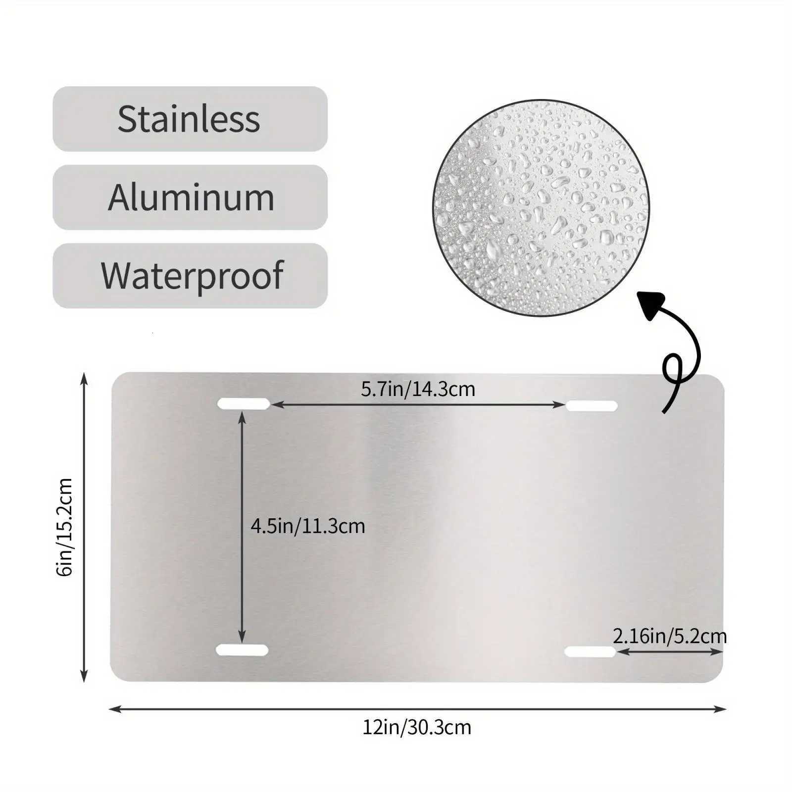 Australian Flag Metal Car License Plate Wall Decor - Waterproof UV-Resistant Aluminum Reusable Retro Home Kitchen Office DecorM251114