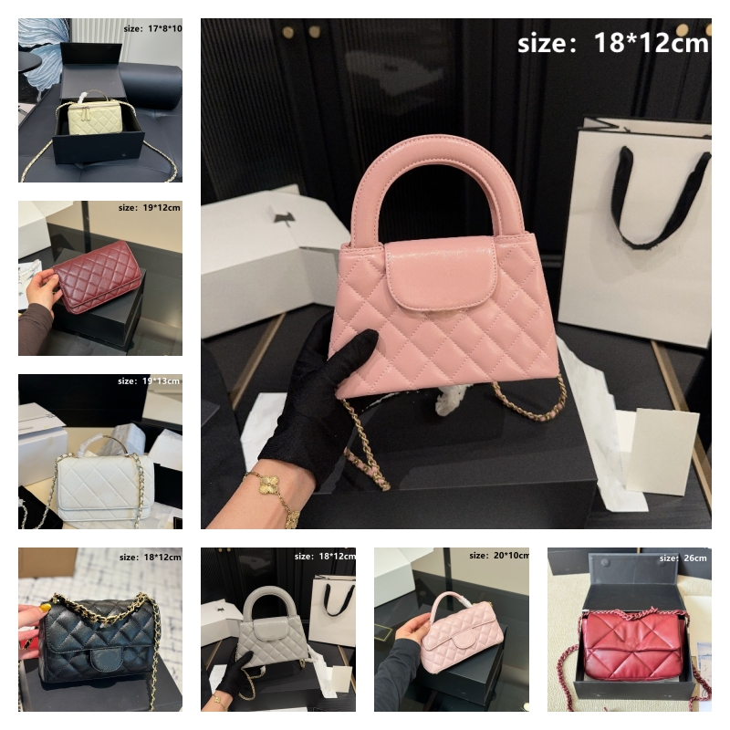 Designer Bags Women Shoulder Chain Bag Clutch Flap Tote Bags Wallet Check Purse Solid Hasp Waist Square Stripes Woman Luxurys Handbags