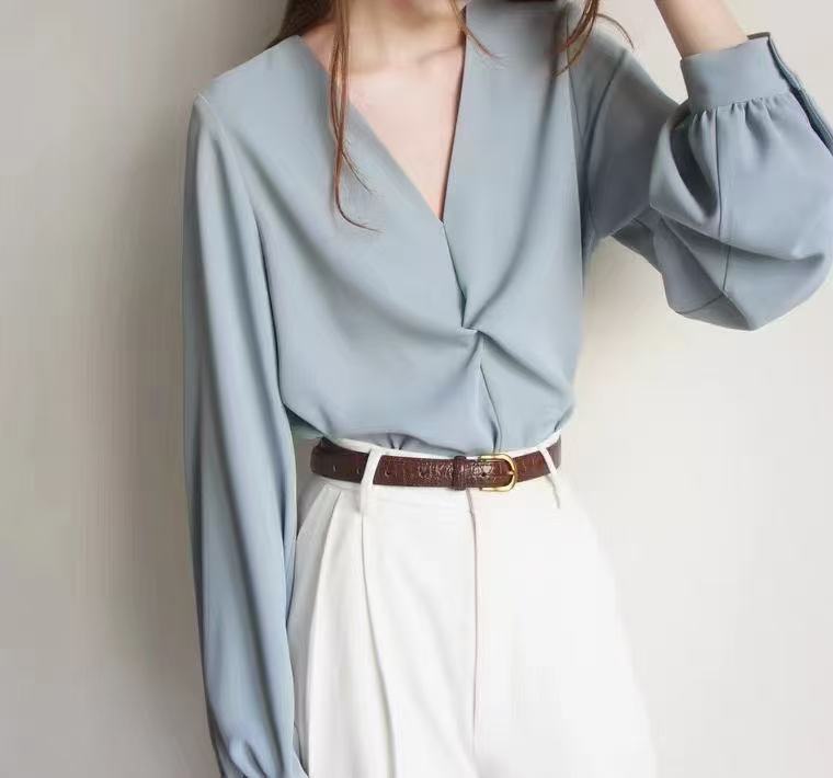 Women's Vinegar Dyed Hemp Blend Button-Up Shirt - Casual & Comfortable