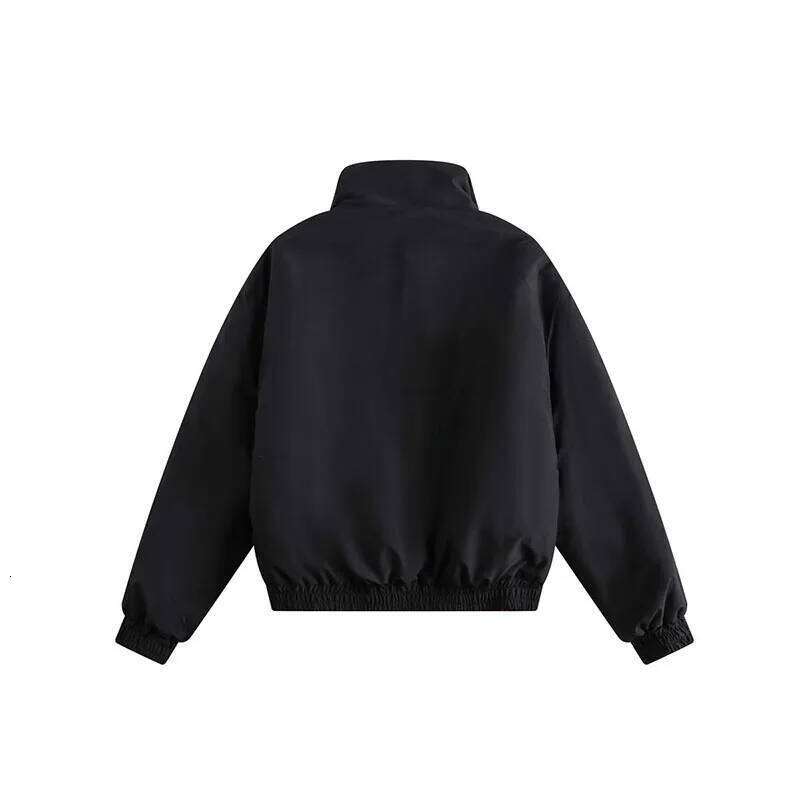 Women's Wear Reversible Parkas Men Women Vintage Color-Blocked Lattice Thickened Jackets Stand-Up Collar Warm Loose Coats Winter Couple Tops