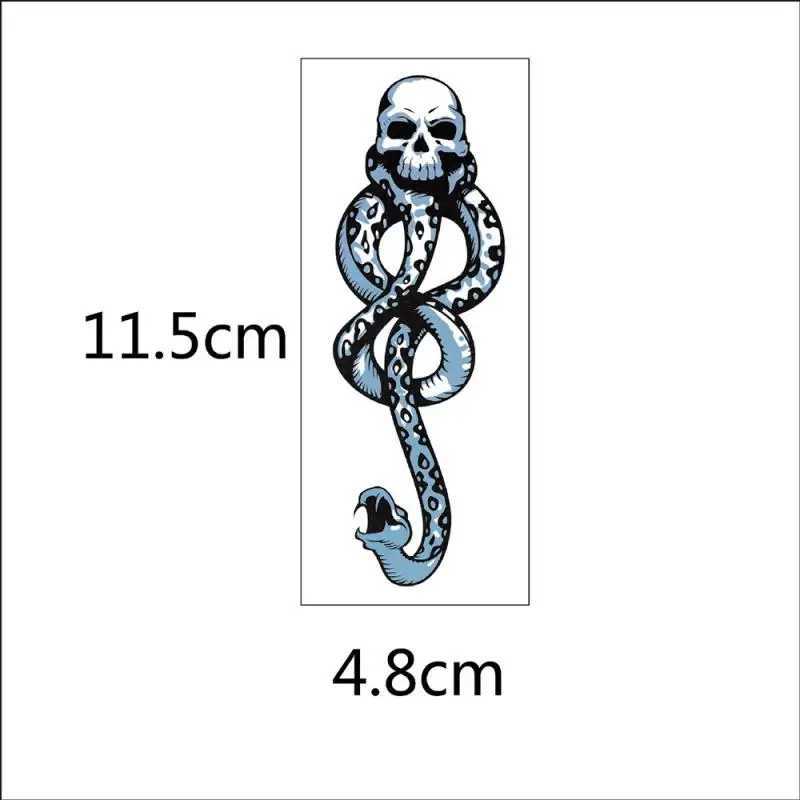 Black Magic Makeup Tattoo Stickers Role Playing Accessories Waterproof Scratch resistant Long Arm Temporary Tattoo ToolXJ25414