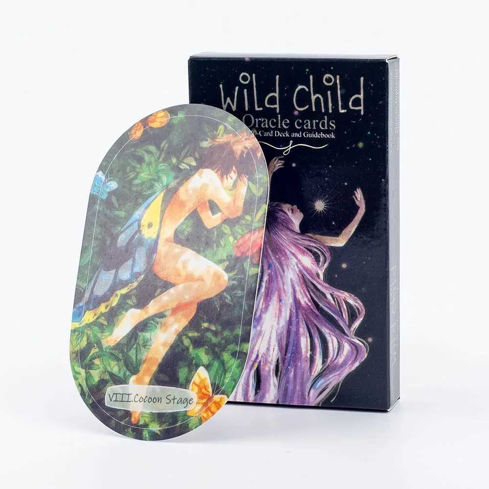 Wild Child Oracle Cards Tarot Deck 40PCS 1036cm for Knowledge Healing and Family Gatherings Leisure Entertainment Game Card C251114