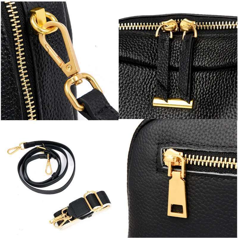 Brand Genuine Handbag Fashion Women Shoulder Crossbody Bag Designer Cow Leather Ladies Tote Female Messenger Sac