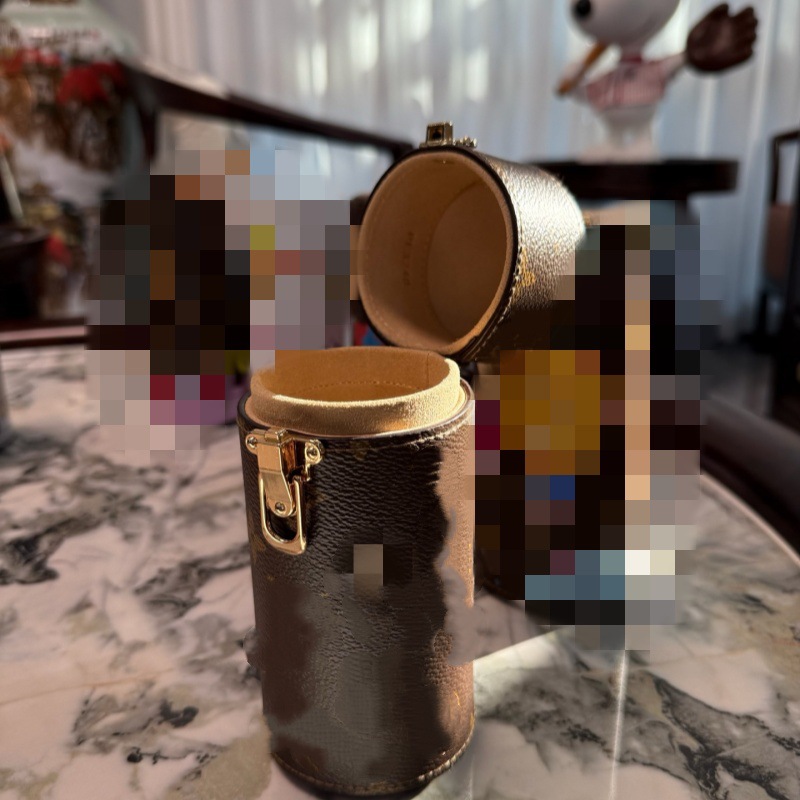 Retro Cylinder Storage Niche Box Fashion Armpit Handbag Evening Bag