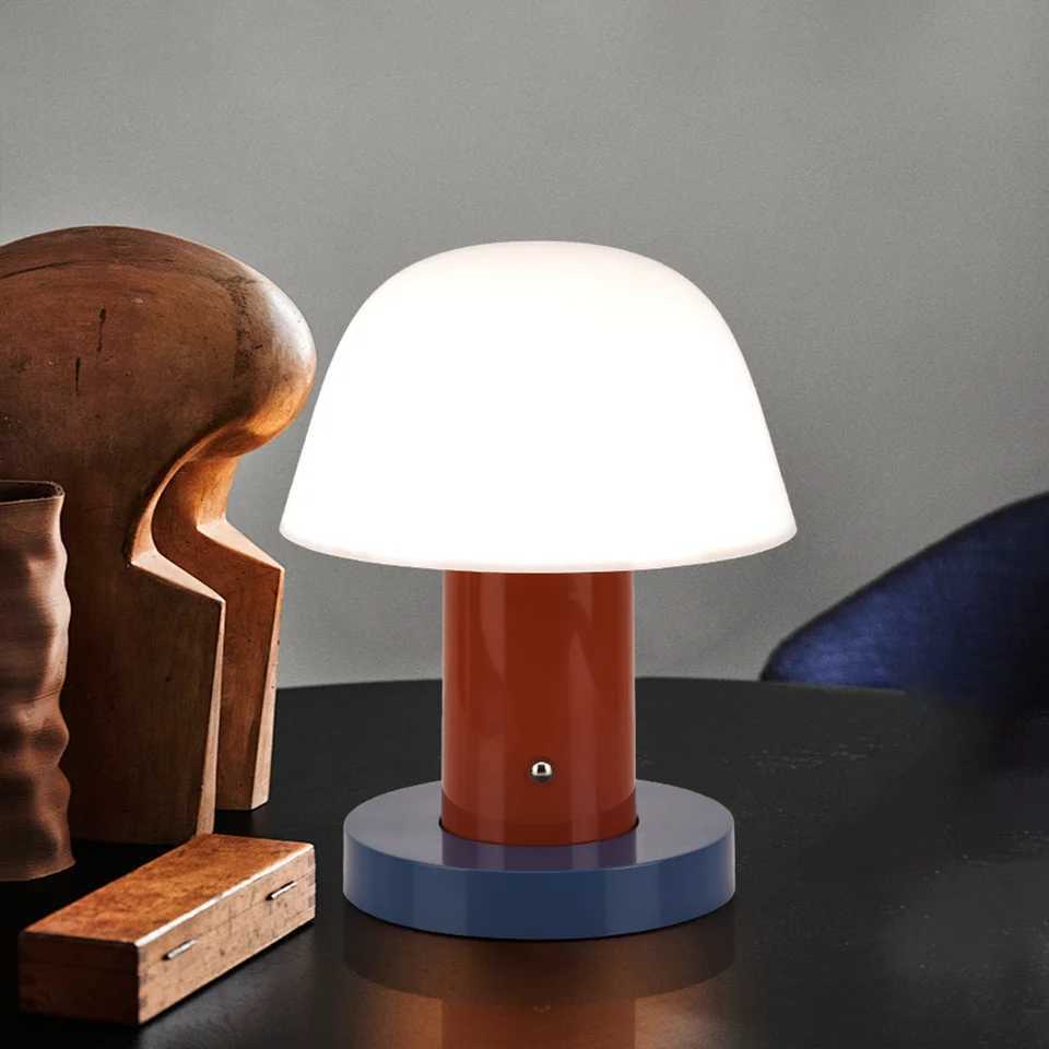 Bedroom bedside decorative light USB charging LED mushroom touch switch atmosphere light M251114
