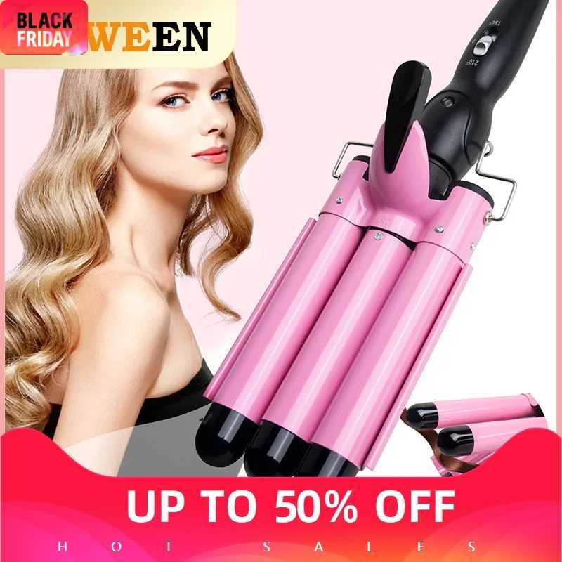 3 Barrel Curling Iron Ceramic Styling Tools for All Hair Styling ToolsProfessional Hair Tools Curler Iron for Hair 25mmT251114
