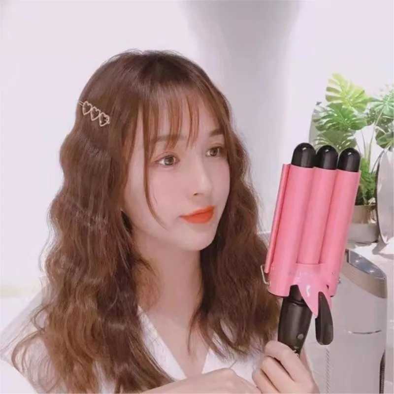 110V-220VKorean-style Egg Roll Hair Stick Water Ripple Wave Bubble Noodle Egg Roll Stick Lazy Curling Artifact Large Roll SplintT251114
