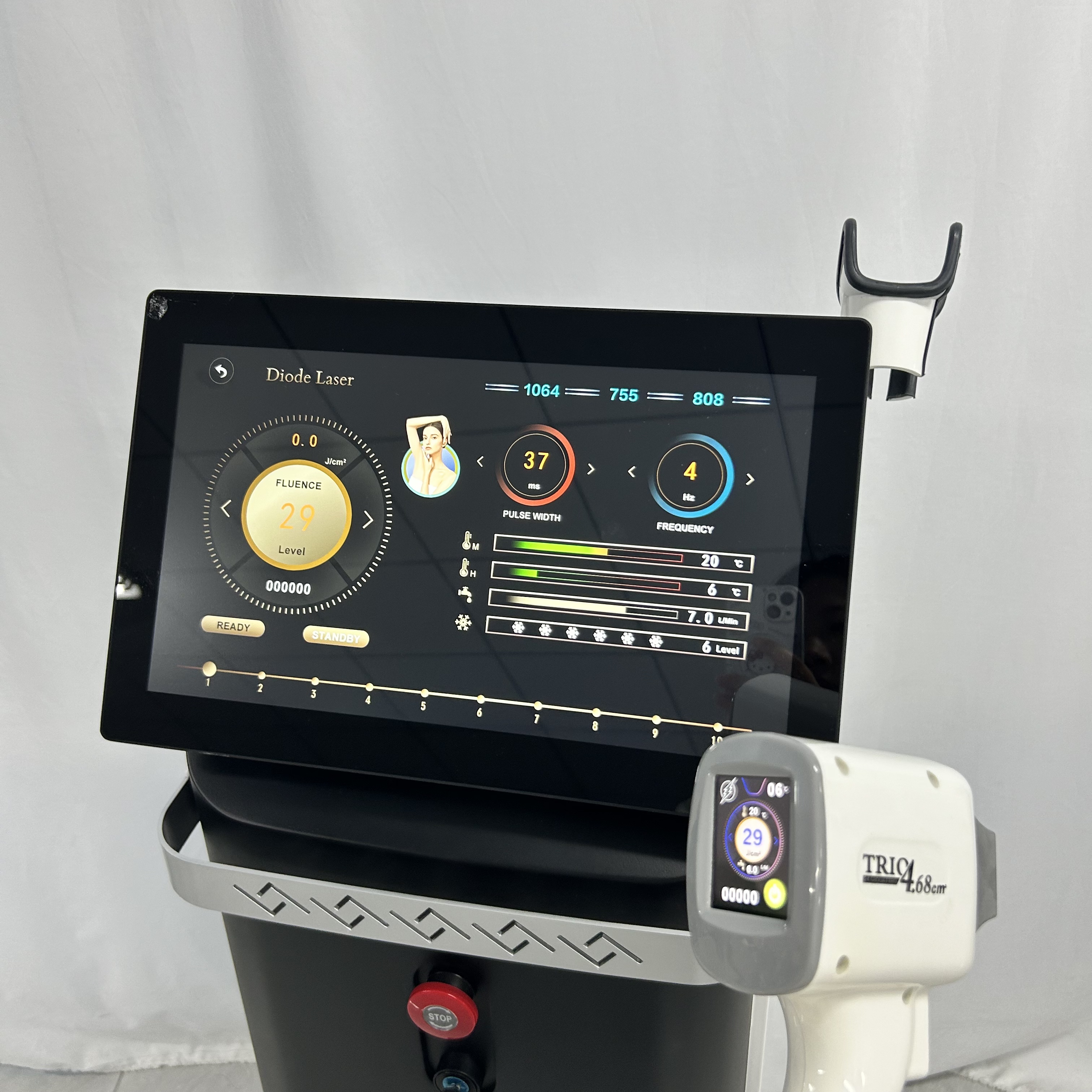 808nm Triple Wavelength Diode Laser Hair Removal Device Professional Painless Permanent Hair Reduction Machine For Salon And Clinic Skin Rejuvenation