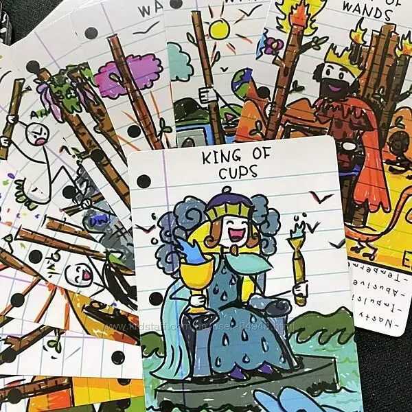 1036cm Doddle Tarot 78 Pcs Tarot Cards C251114