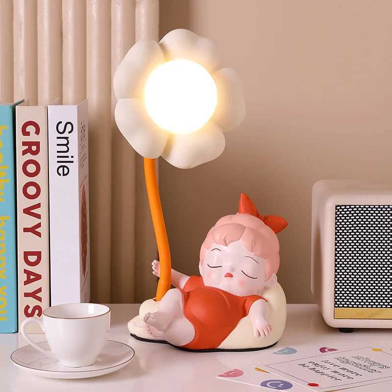 Cute teenage desk lamp bedroom bedside lamp luxurious romantic decoration bedroom cabinet night light M251114