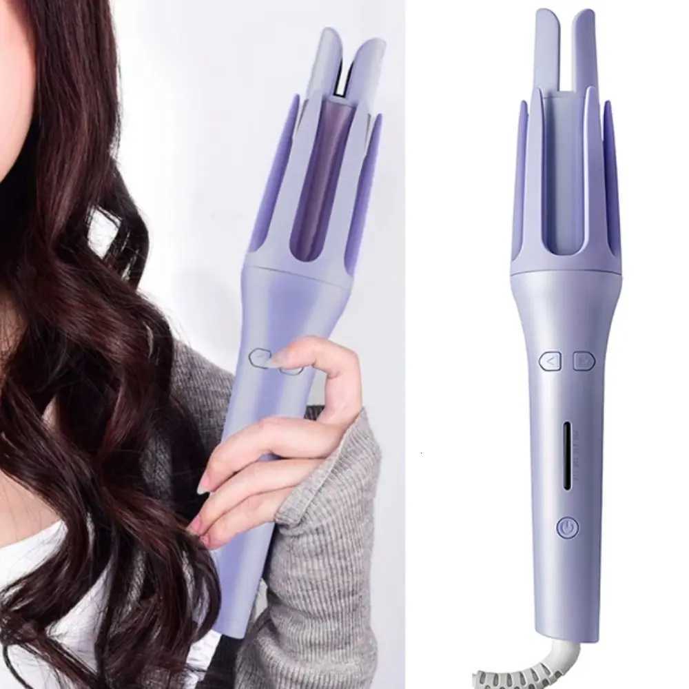 Anti-Scald Automatic Hair Curler 32MM Rotating Curling Iron Adjustable Gear Non Damaging Hair Curling Machine WomenT251114