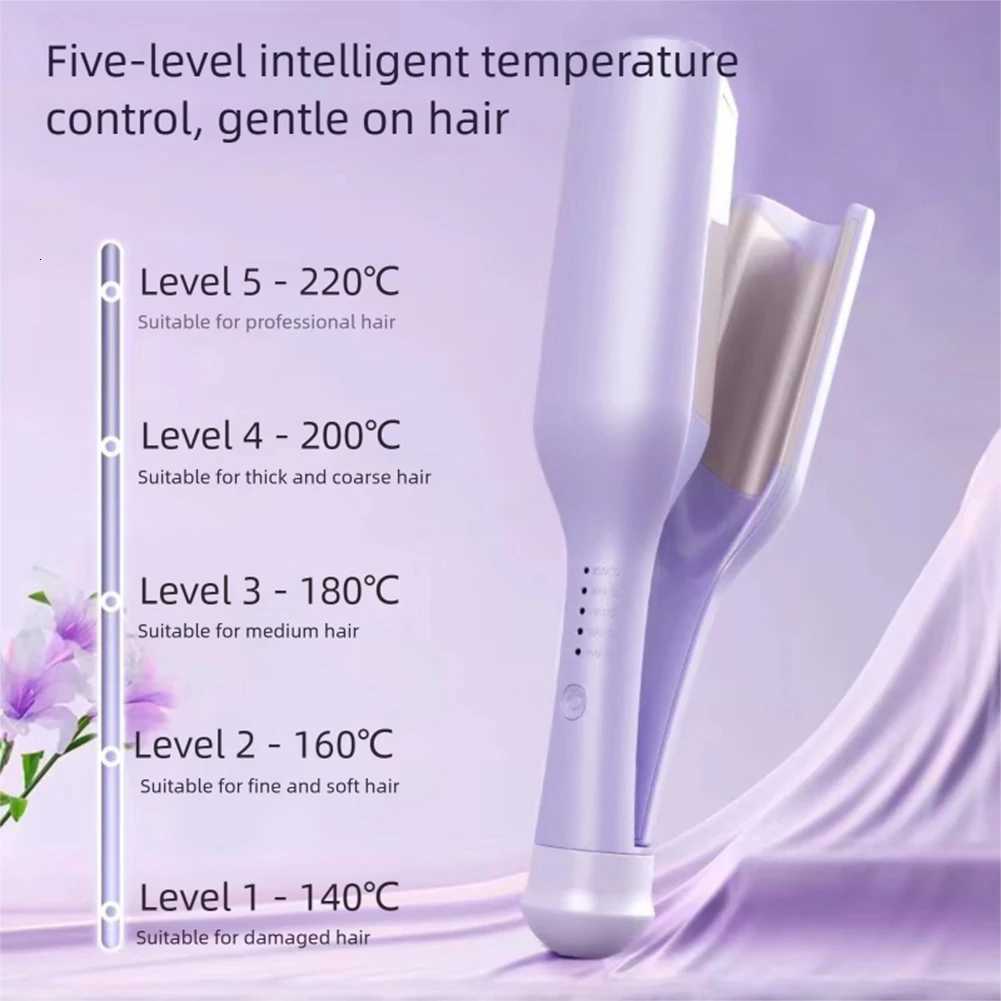 Professional Hair Styling Tool For Loose Waves Fast Heating Wireless Hair Curler Wand For Home TravelT251114
