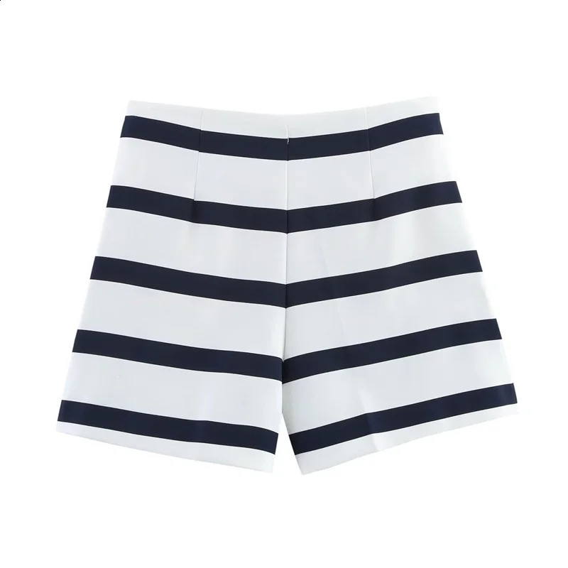 Womens Suit Spring 2025 New Suit Black White Striped Shorts Casual Fashion Casual Versatile Sports Outdoor 250414