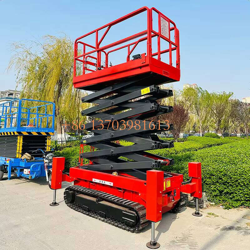 Bestselling sale of 4-14mhigh rising lifting self-propelled electric hydraulic for warehouse with CE