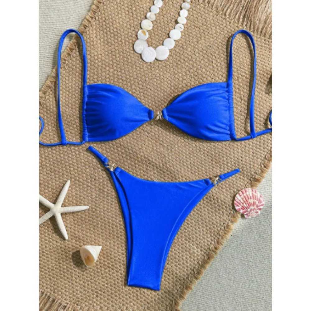 New strap tether bikini womens beach spa swimsuitW251113