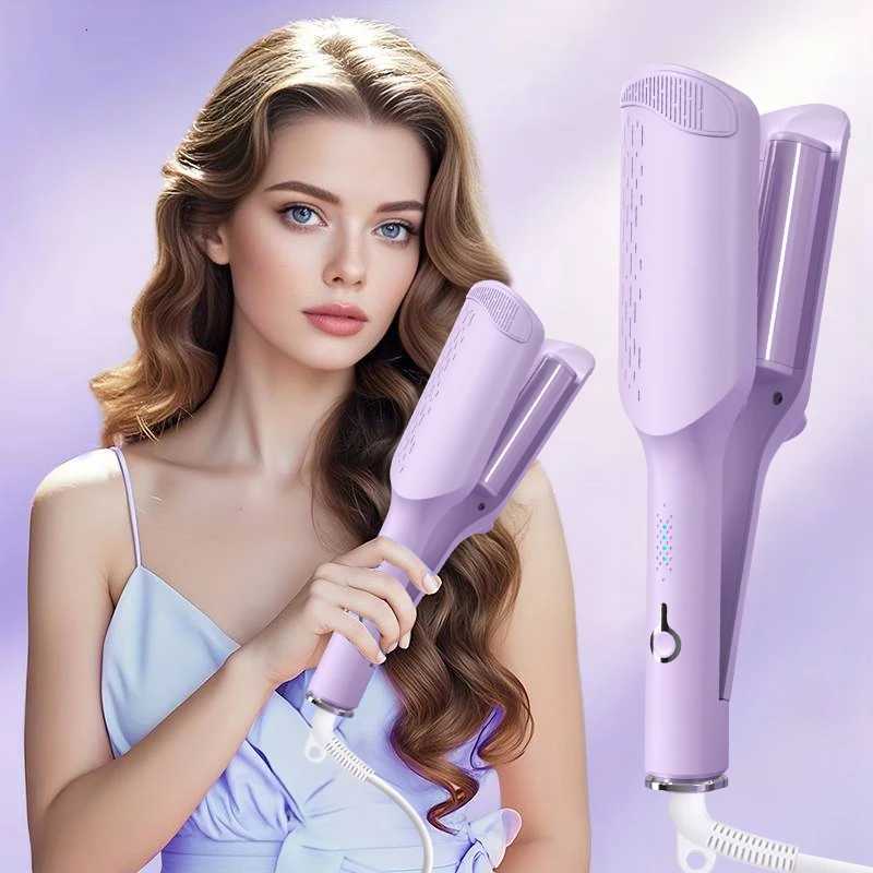Electric Hair Curler 32mm Large Wave Styling Ceramic Hair Long Lasting Curling Iron Styling Tool Curling Wand Hair WaverT251114