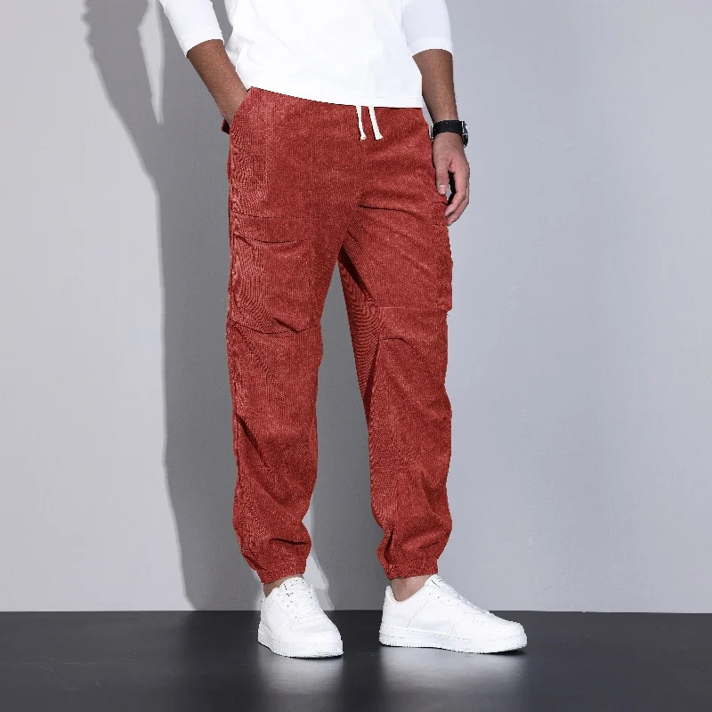 Solid color simple edition springsummer mens pants fast drying cool and comfortable fabric brushed style legs 250414Z