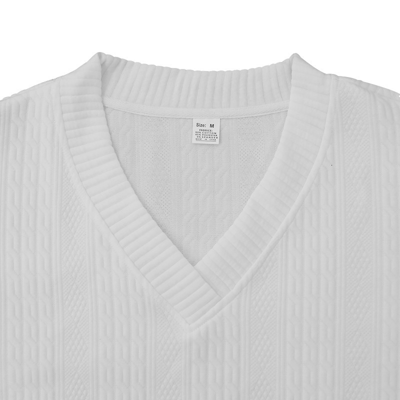 2025 New Sports and Leisure Jacquard Set for Summer Seaside Oversized Loose Men's Wear