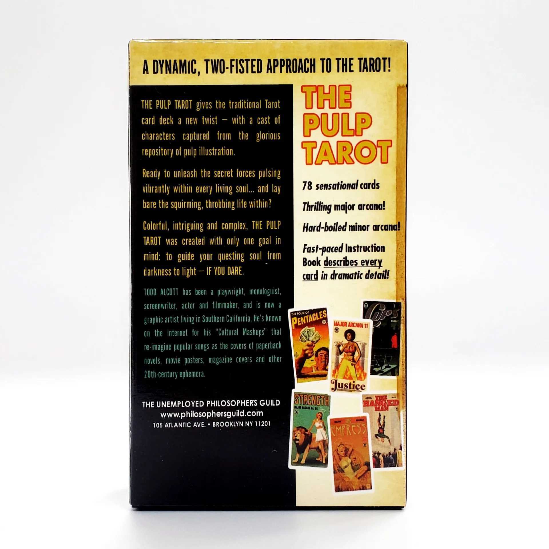 127cm The pulp tarot cards board games Engish version with paper manual C251114