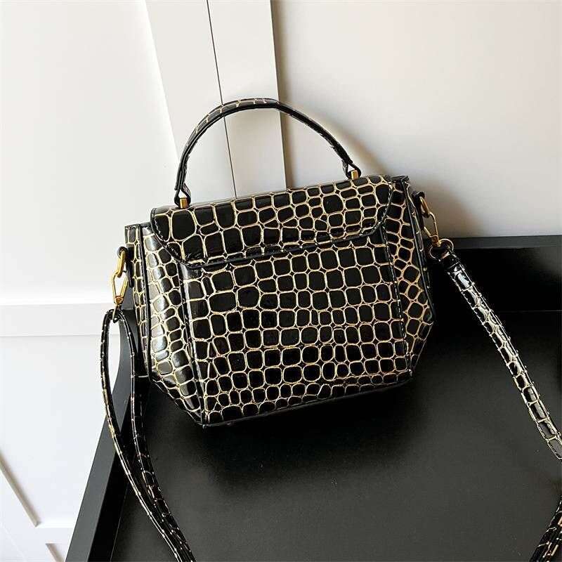 Classic Style Crocodile Pattern Women's Crossbody Bag, Shoulder Handbag, Daily Matching Gift Choice