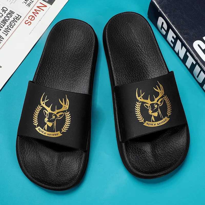 Mens Large Size 45 46 47 Pedestrian Slide Apartment Comfortable Youth Fashion Beach Water Sandals Seaside Leisure Pedestrian Slide W250414