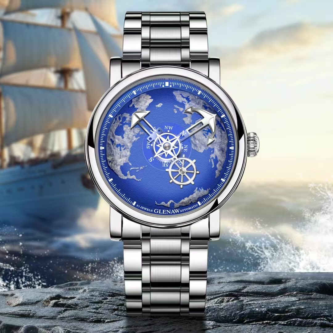 Chic Men's Timepiece Fully-Automatic Mechanism & Durable Water Resistance
