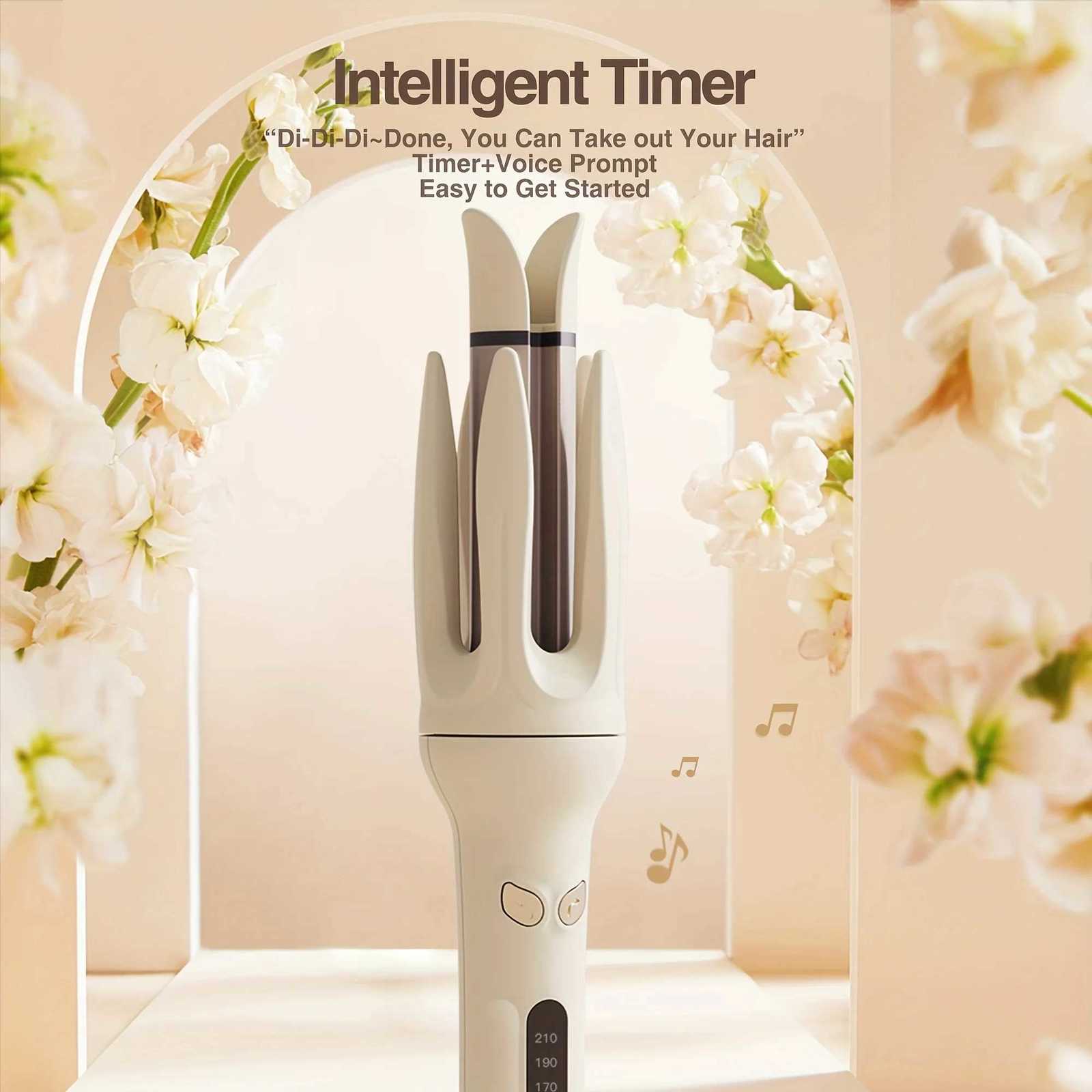 Automatic Hair Curler 28mm Barrel Styler 4-Speed Temperature Control Intelligent Sensor Anti-Tangle Auto Power-Off Ideal HT251114