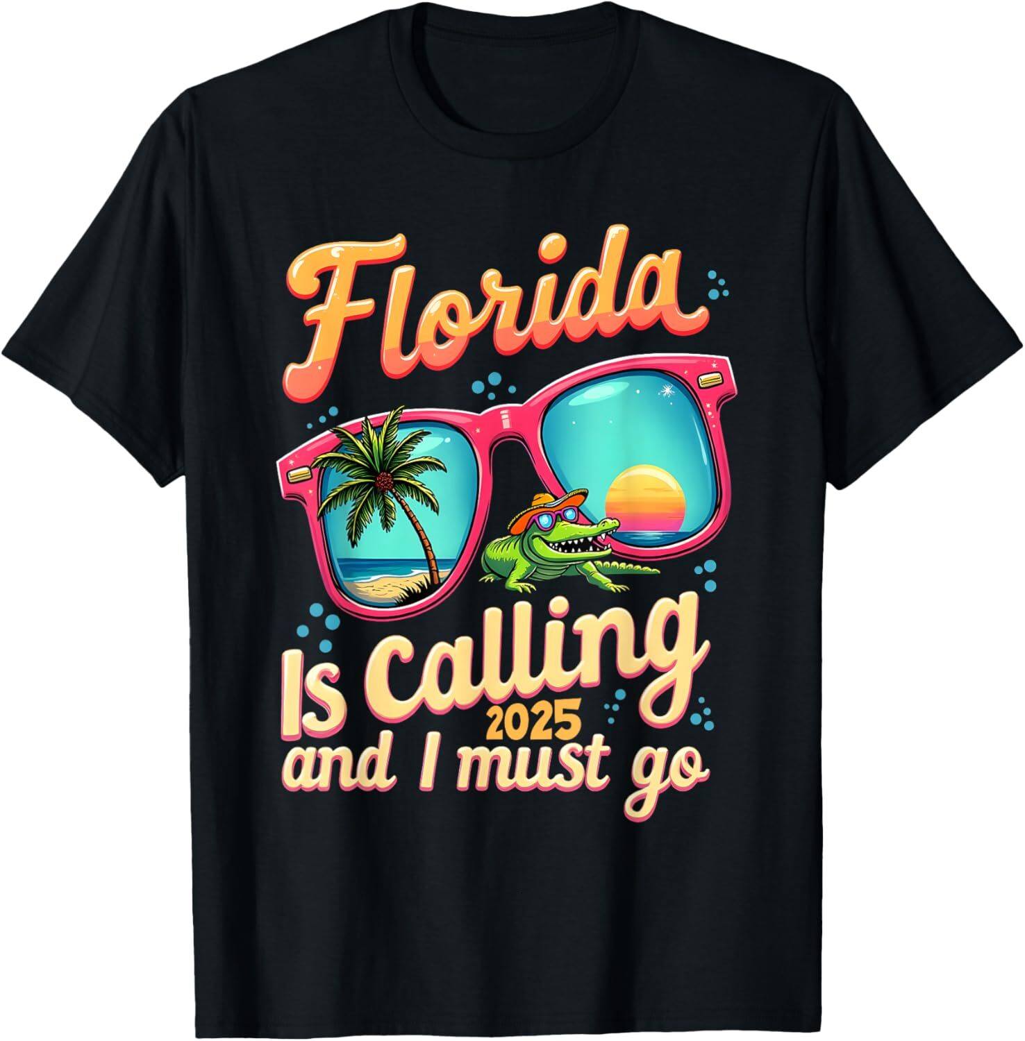 T shirt for Mens Florida Is Calling And I Must Go Summer Vibes Florida Trip Graphic Tee Casual Tops Clothes Short sleeve