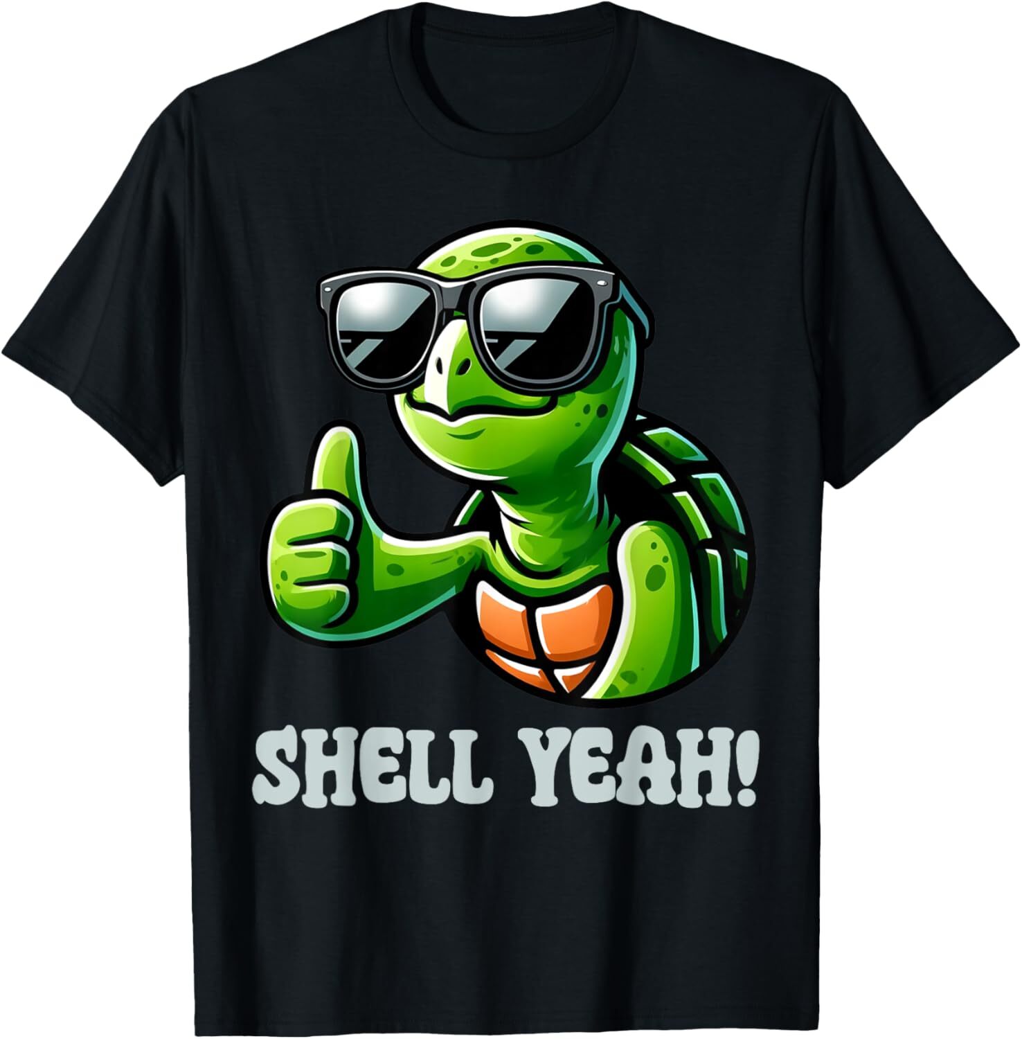 T shirt for Mens Shell Yeah Turtle Lover Turtles Pun Graphic Graphic Tee Casual Tops Clothes Short sleeve cool