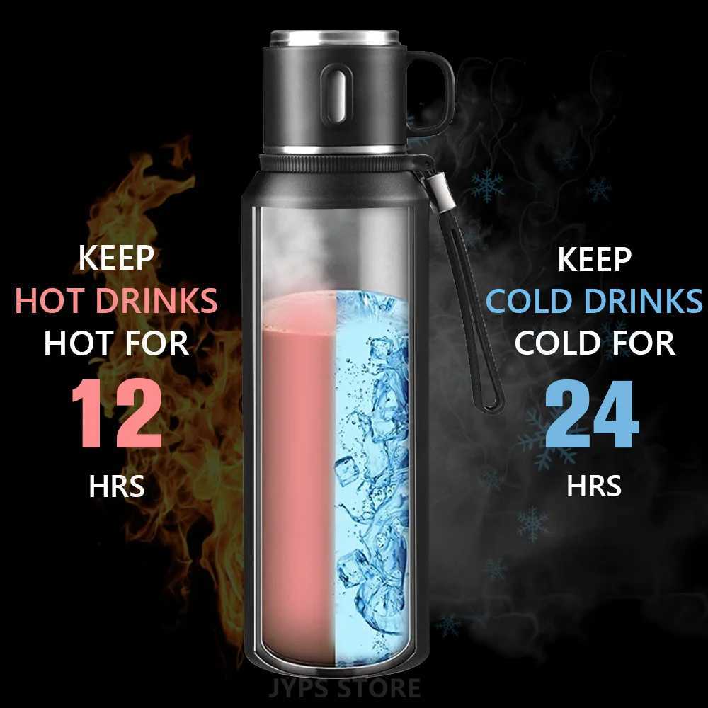 1000ML Stainless Steel Thermos Bottle for Hot Coffee Vacuum Thermal Water Bottle Insulated Cup Vacuum Flasks Double Wall Travel C251114