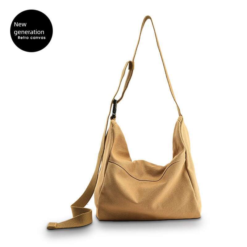 Luxury Bags Designer Large Capacity Shoulder Bags Lightweight Canvas New Casual Tote Simple Cross Body Bag in Solid Color