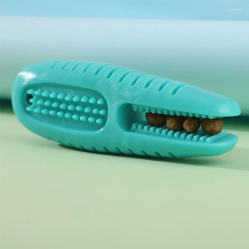 Update Pet Toys Hiding Food Teeth Cleaning Indestructible Dog Chew Toy Training Stick Molar TPR Toothbrush Bite Resistant
