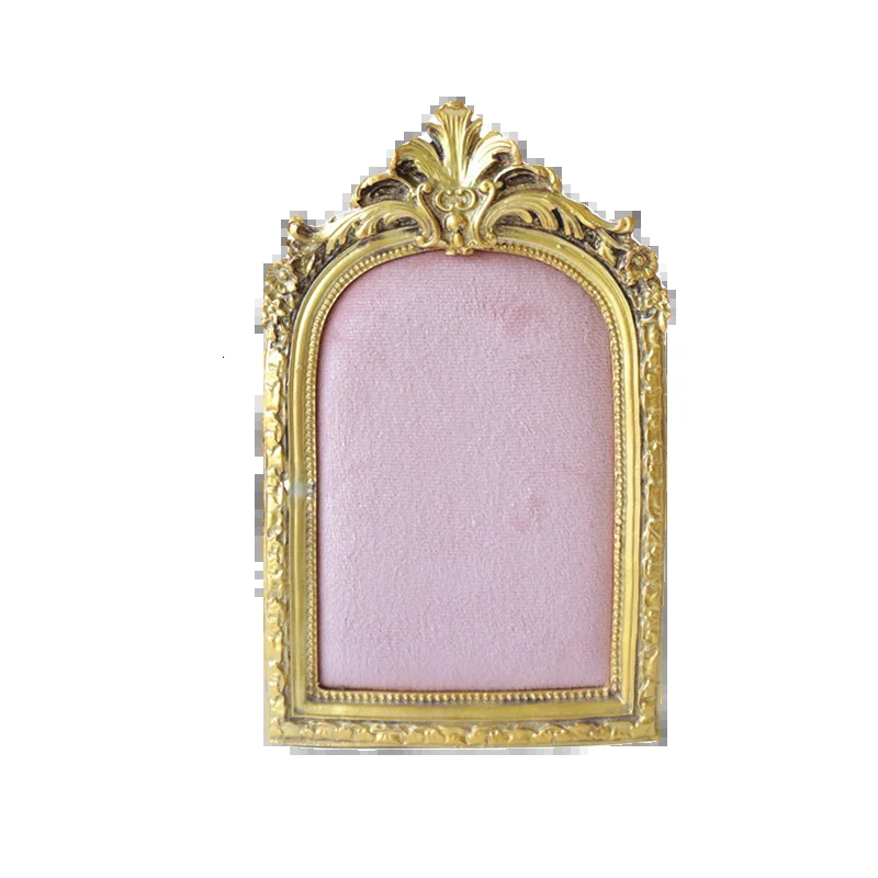 Pink Vintage Po Frame Jewelry Display Stand - Necklace Ring Earring Holder Boutique Display Pography Prop 251113