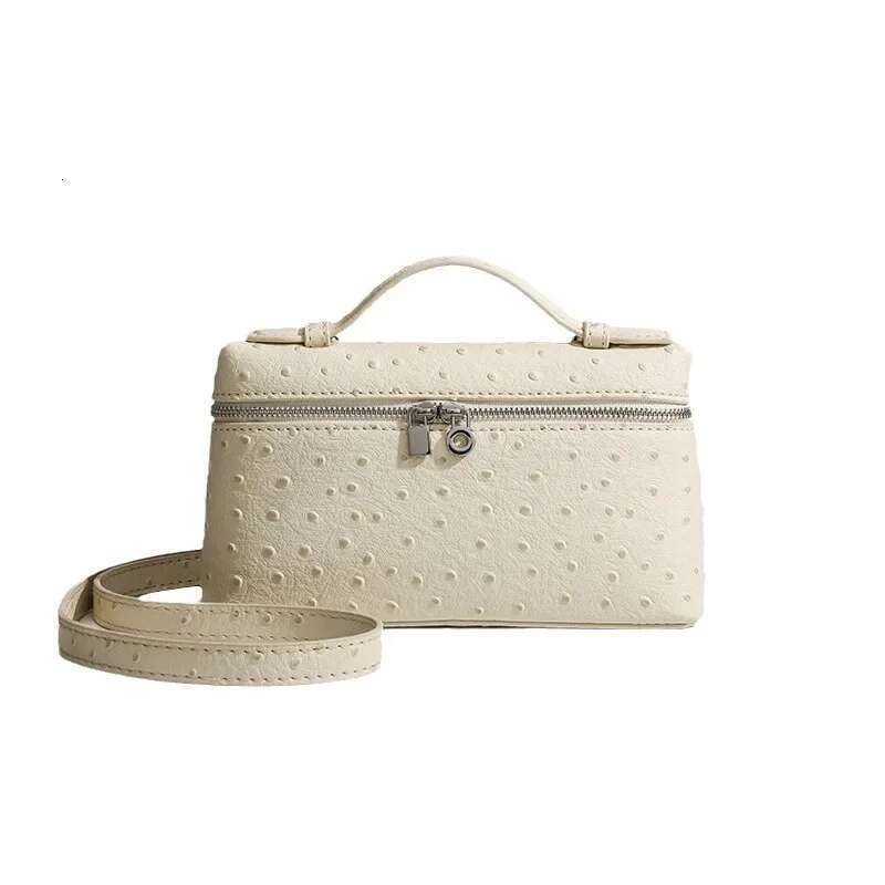 Genuine Leather Handbag New Style Gigi Same As Keli Square Box Makeup Lightweight French Single Shoulder Bag