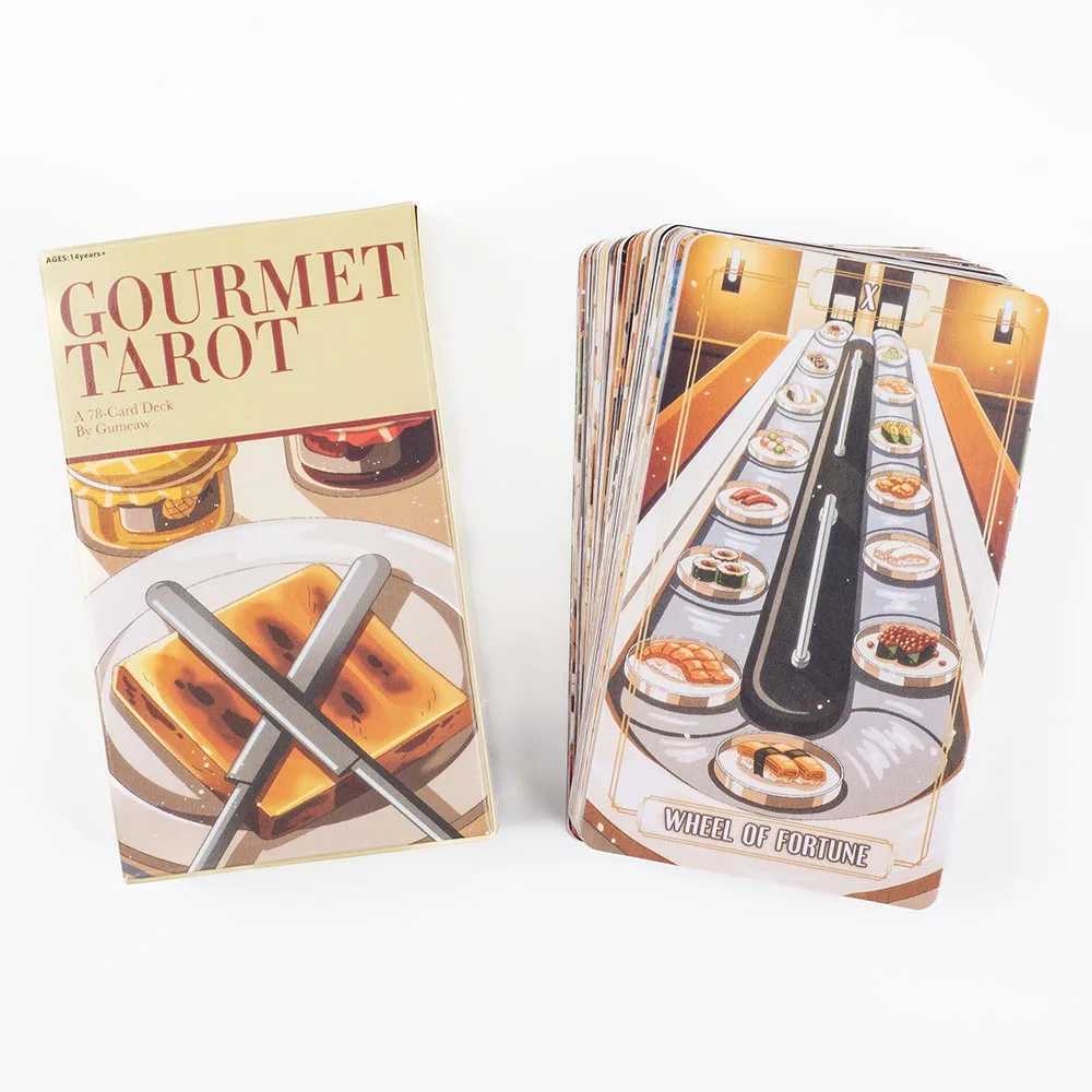 1036Cm Gourmet Tarot Deck 78Pcs Divination Fate Tarot Oracle Cards Party Entertainment Board Game Cards C251114