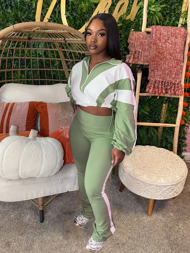 2025 Spring Two Piece Jogger Set Outwear Lounge Wear Trending Clothing Vendor Sports Pants Sets 2 Piece Tracksuit Women Sets 250414