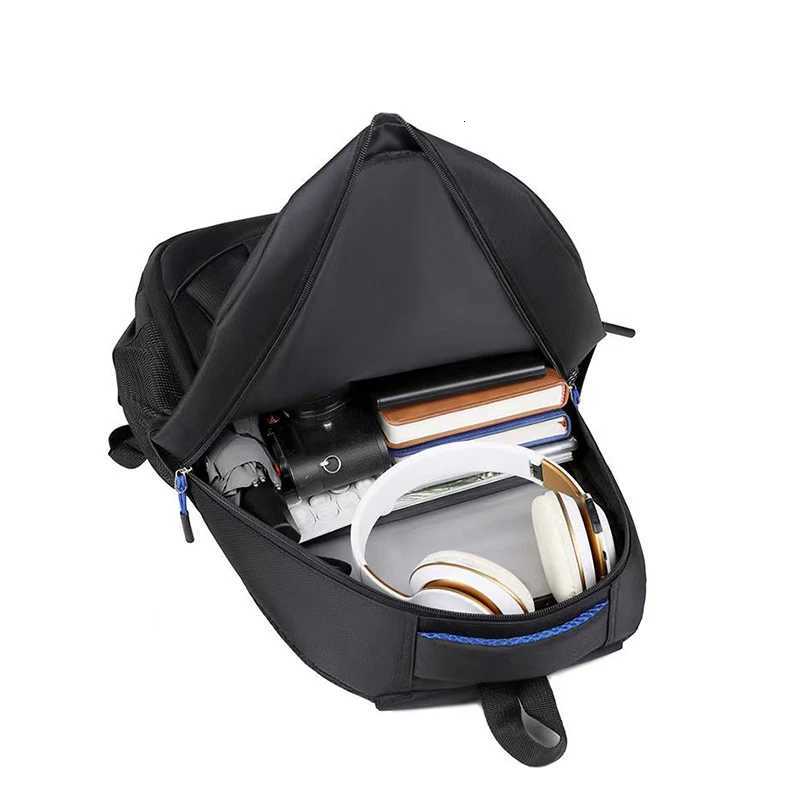 Mens double shoulder bag computer backpack travel business trip commuting tourism schoolbag student backpackW251113