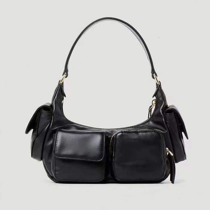 Women's Bags New Waste Earth Wind Locomotive Underarm Pocket High Quality Shoulder Fashion Trend Tote Bag