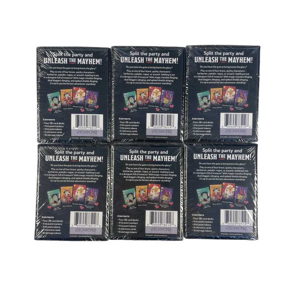 1pc Baldurs Gate Dungeon Mayhem Board Game Cards Monster Madness Card English Version Childrens Toy Gift C251114