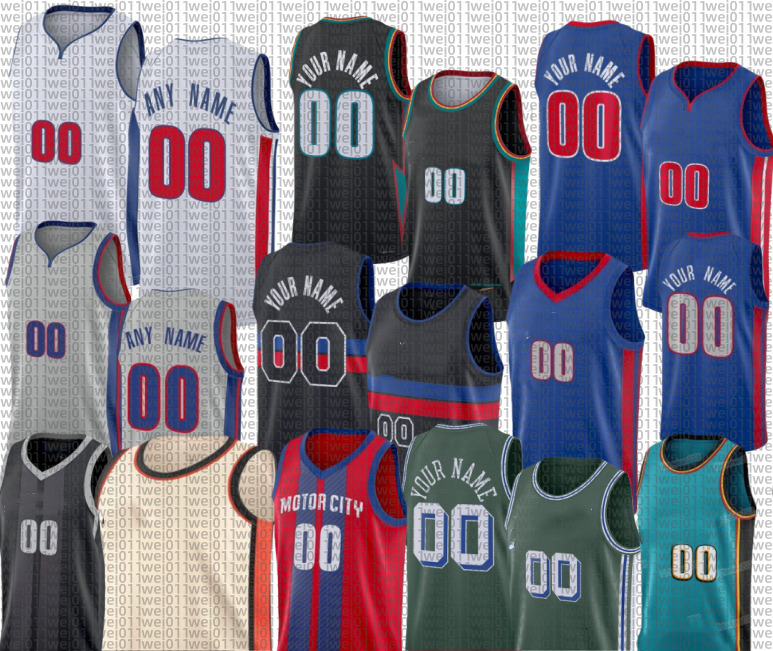 Men 2 Cade Cunningham Jalen Duren Tobias Harris Isaiah Stewart Duncan Robinson Kevin Huerter Ausar Thompson Ronald Holland II Paul Reed Tolu Smith Basketball Jersey