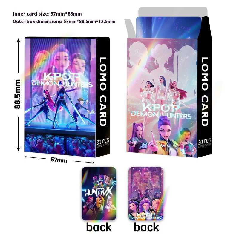 New 96 sheets/box K-POP Devil Hunter stickers 36 sheets60 sheets LOMO anime collection set for childrens gifts C251114