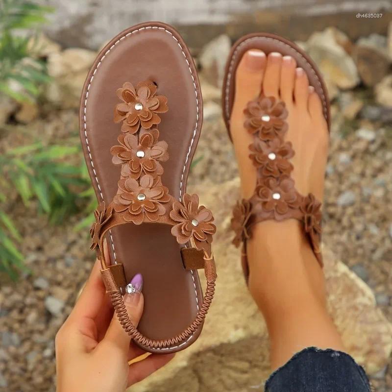 Sandals Women's Shoes 2025 High Quality Pinch Toe Fashion ral Beach Women Summer Plus Size Flat hurenlakeshoes hurenlakeshoes hurenlakeshoes