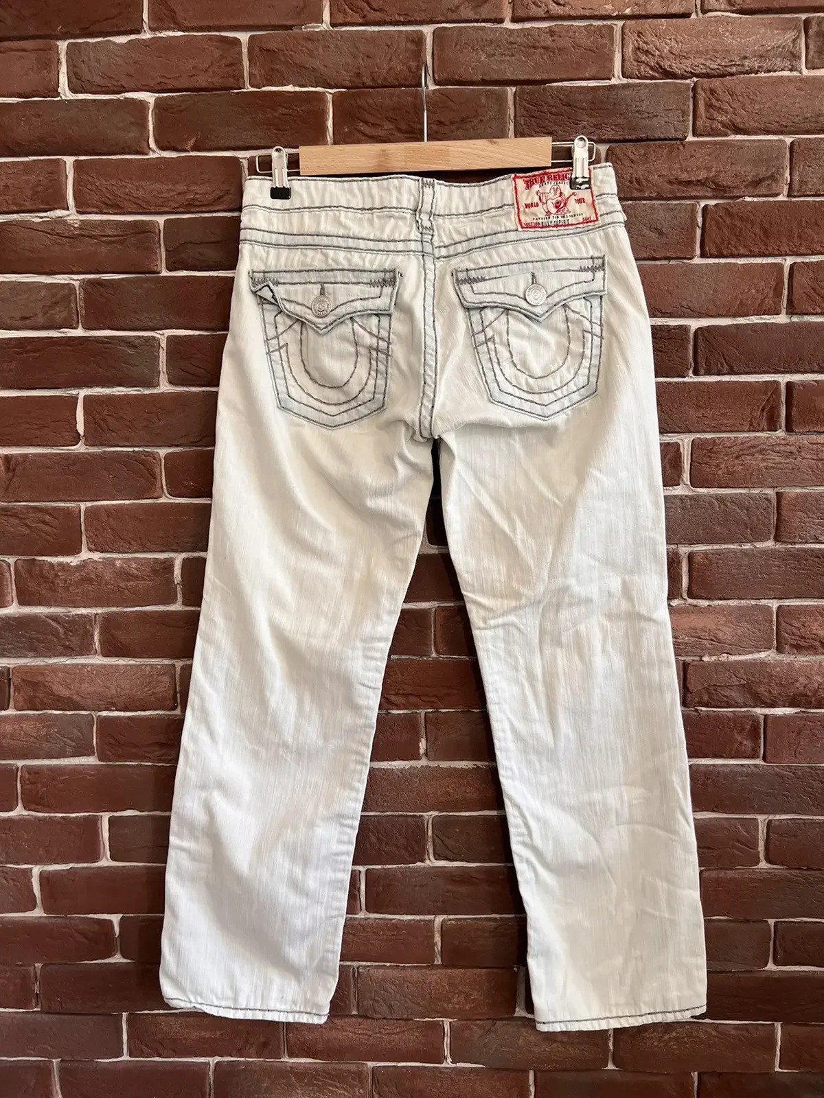 Black line letter pattern white mens retro hip-hop straight tube low waist Y2k bagged jeans casual Harajuku pants 250411