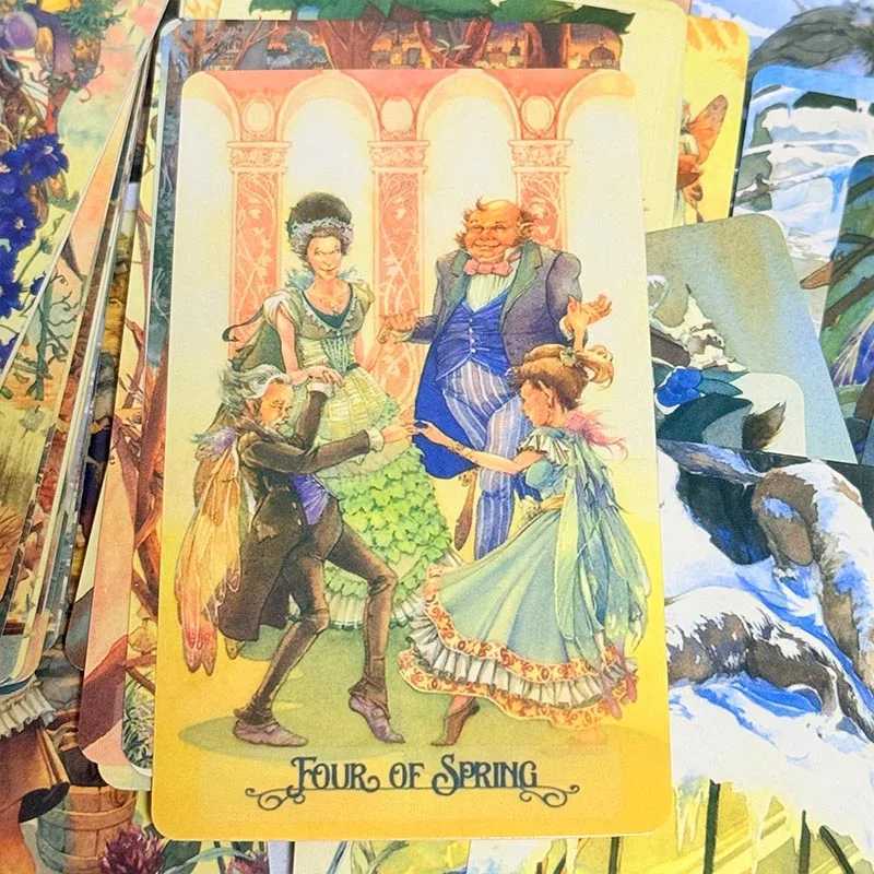 Victorian Faery Tarot Cards A 78 Deck Victorian Fairy Society Board Games Fate Fortune Telling Oracle Cards C251114