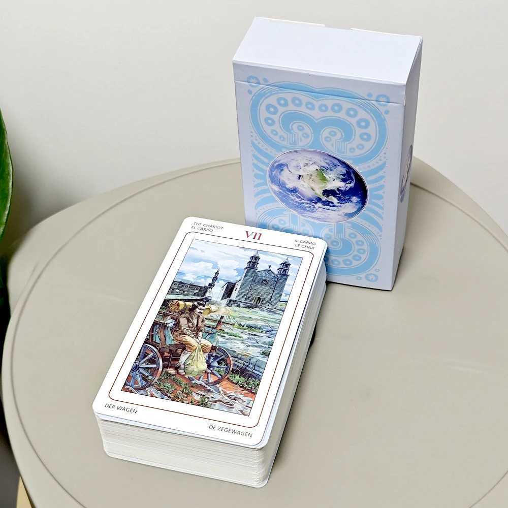127cm 78 Pcs Sacred Sites Tarot Colorful Tarot Cards Connect with The Age-old Wisdom of Temples Shrines and Sacred Places C251114