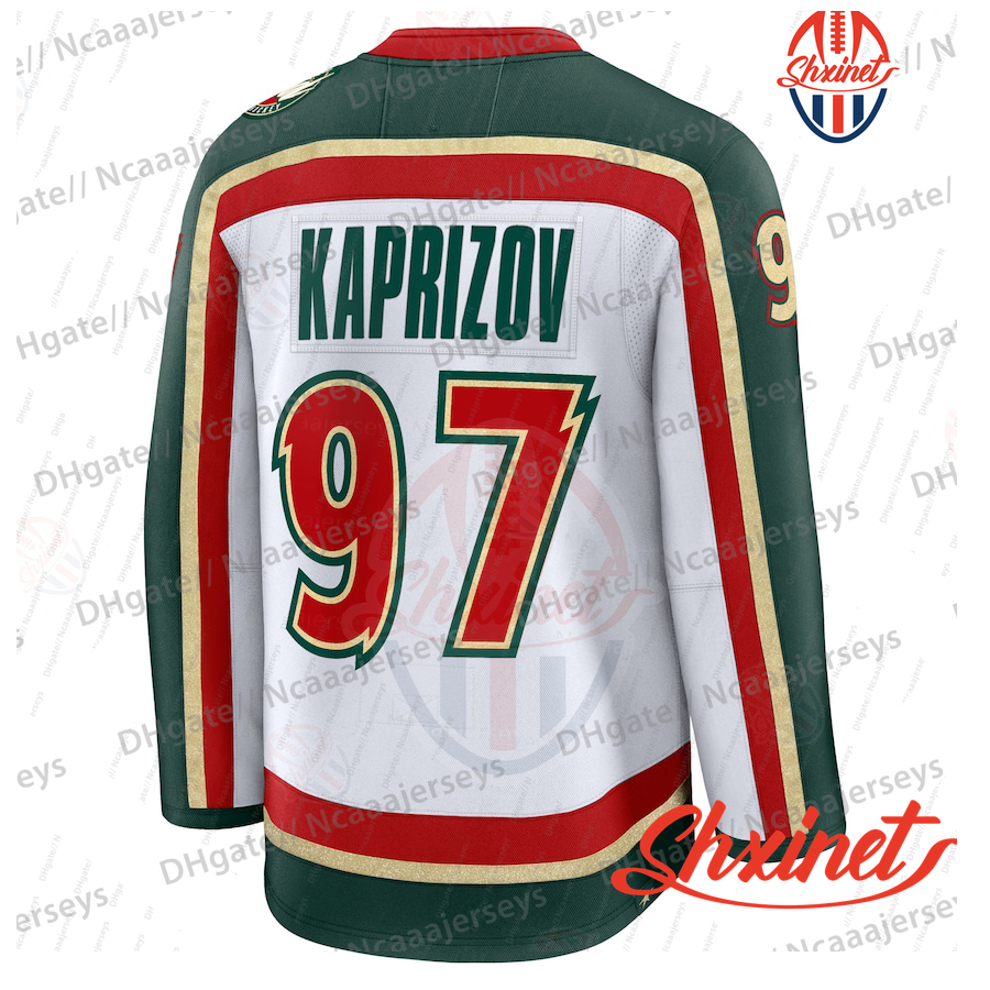 Custom 2025-2026 Home Hockey Jerseys Kirill Kaprizov Marc-Andre Fleury Matt Boldy Marcus Foligno Marco Rossi Mats Zuccarello Brock Faber Vladimir Tarasenkos Better