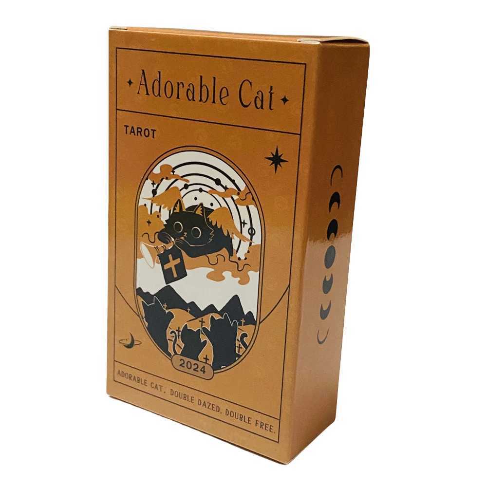 Adorable Cat Tarot Deck 78 Cards Deck Black Cat Tarot Cards Games C251114