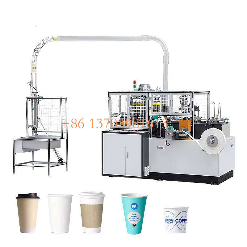 Automatic 80-150Pcs/Min Disposable Second Hand Paper Cup Lid Cup Making Machine