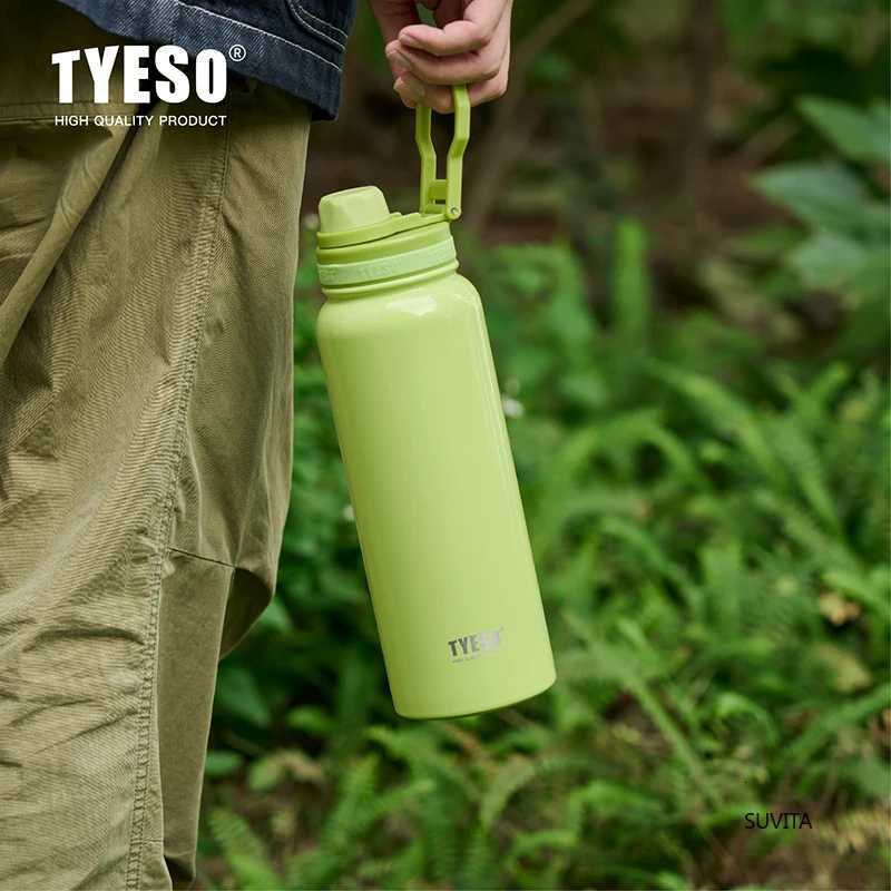 Tyeso Thermos Water Bottle Stainless Steel Portable Sport Vacuum Flask Keeps Cold and Heat Thermal Mug Car Insulated Tumbler Cup C251114